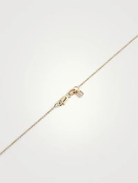 14K Gold Pizza Necklace With Diamonds And Rubies