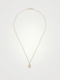 14K Gold Hamsa Necklace With Diamonds