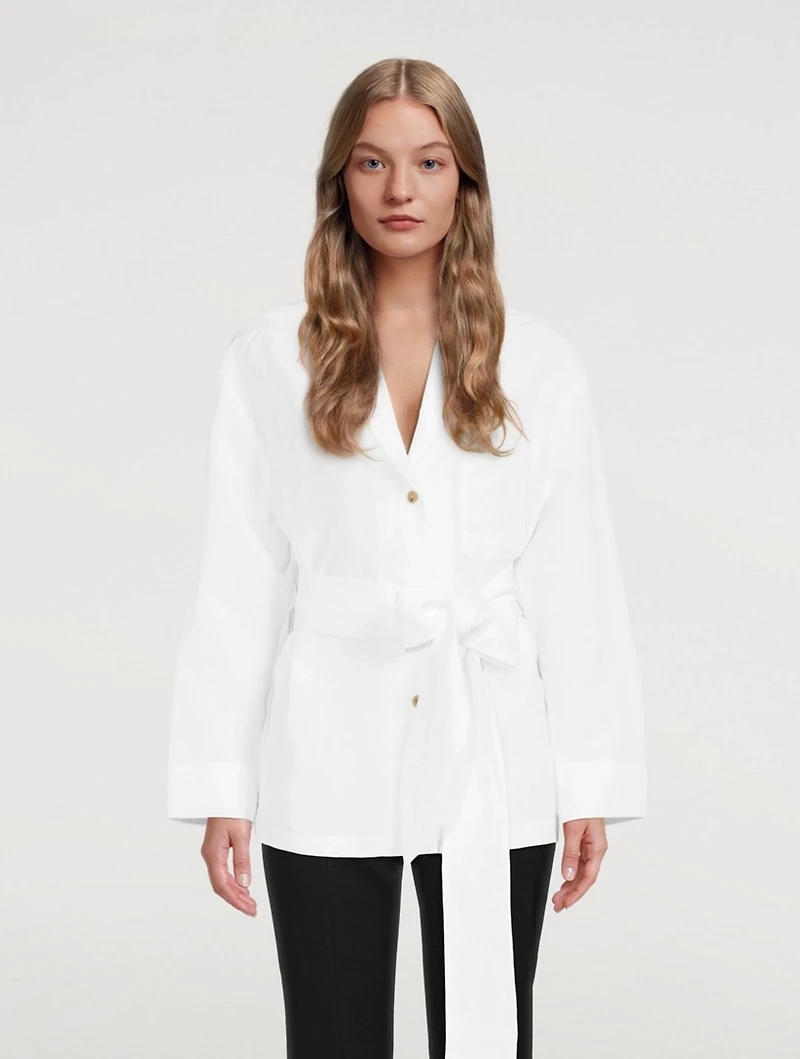 Eleanor Linen-Blend Shirt