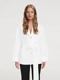 Eleanor Linen-Blend Shirt