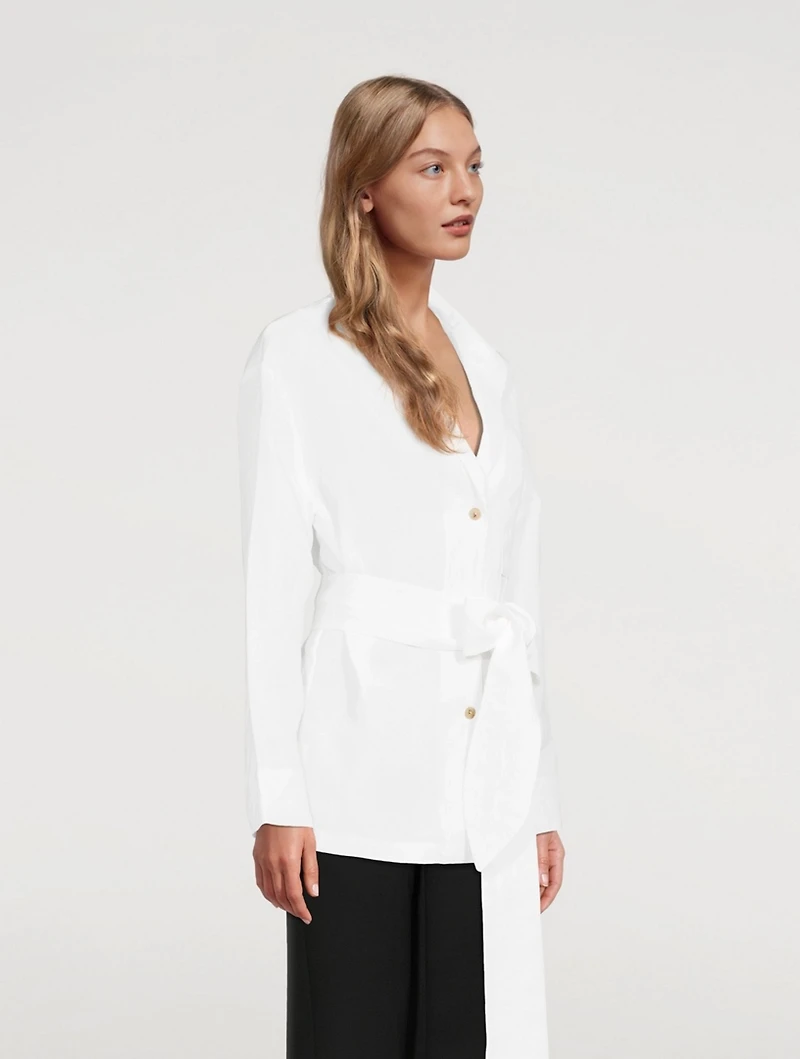 Eleanor Linen-Blend Shirt