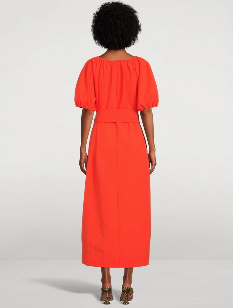 Alora Organic Cotton Cocoon Midi Dress