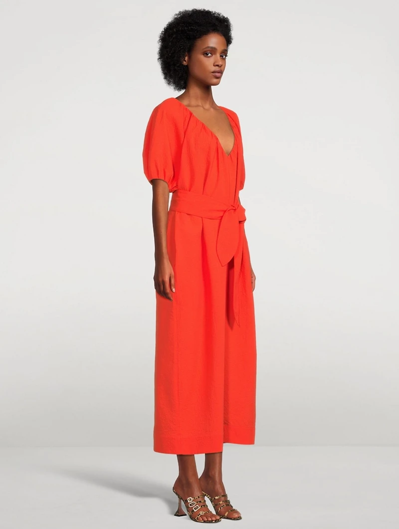 Alora Organic Cotton Cocoon Midi Dress
