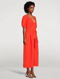 Alora Organic Cotton Cocoon Midi Dress
