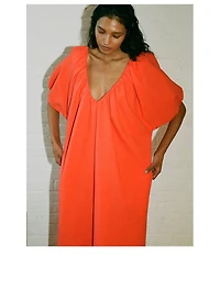 Alora Organic Cotton Cocoon Midi Dress