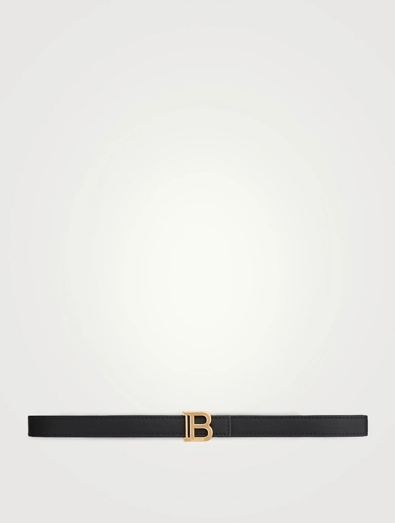 Leather Slim Belt