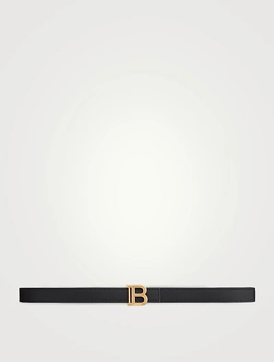 Leather Slim Belt