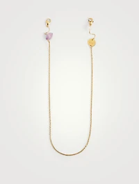 Tears Mask Chain With Amethyst And Quartz