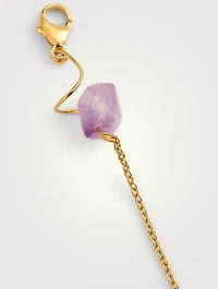 Tears Mask Chain With Amethyst And Quartz