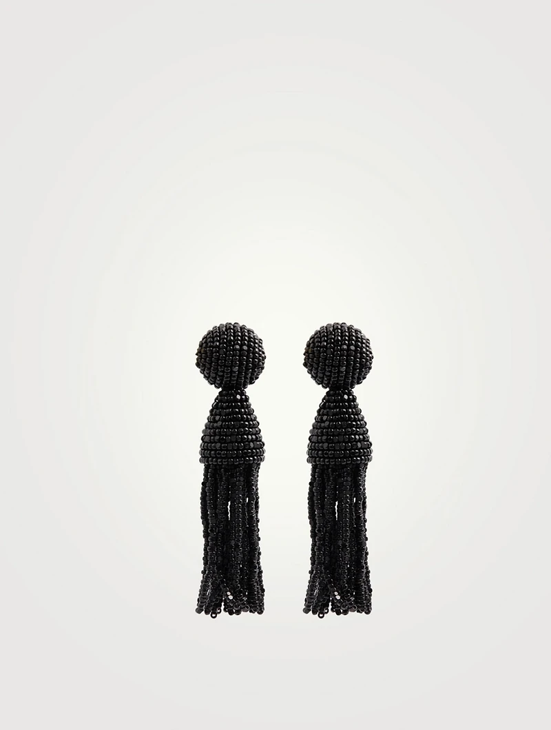 Beaded Tassel Earrings