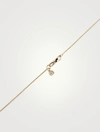 14K Gold Icons Good Luck Necklace With Diamonds