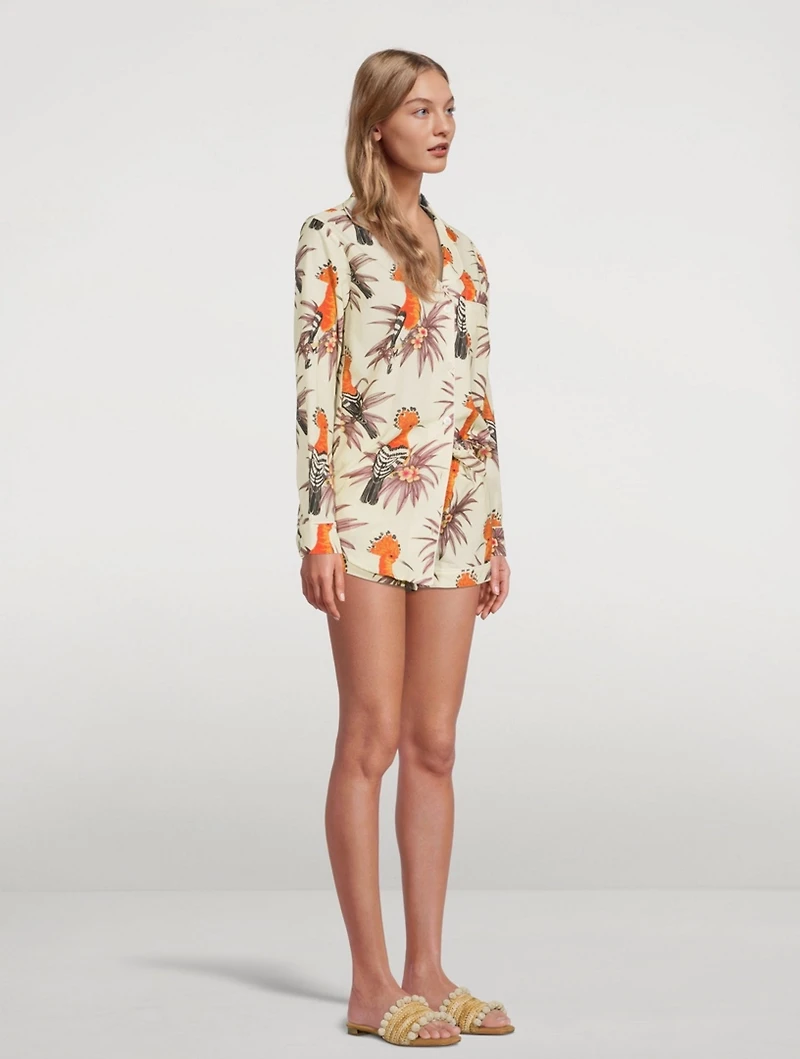 Signature Cotton Pyjama Short Set Marginata Print