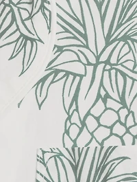 Long Cotton Pajama Set Howie Pineapple Print