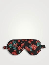 Cotton Eye Mask In Passerine Print
