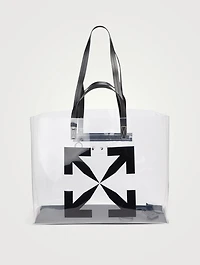 Large Arrow Transparent Tote Bag