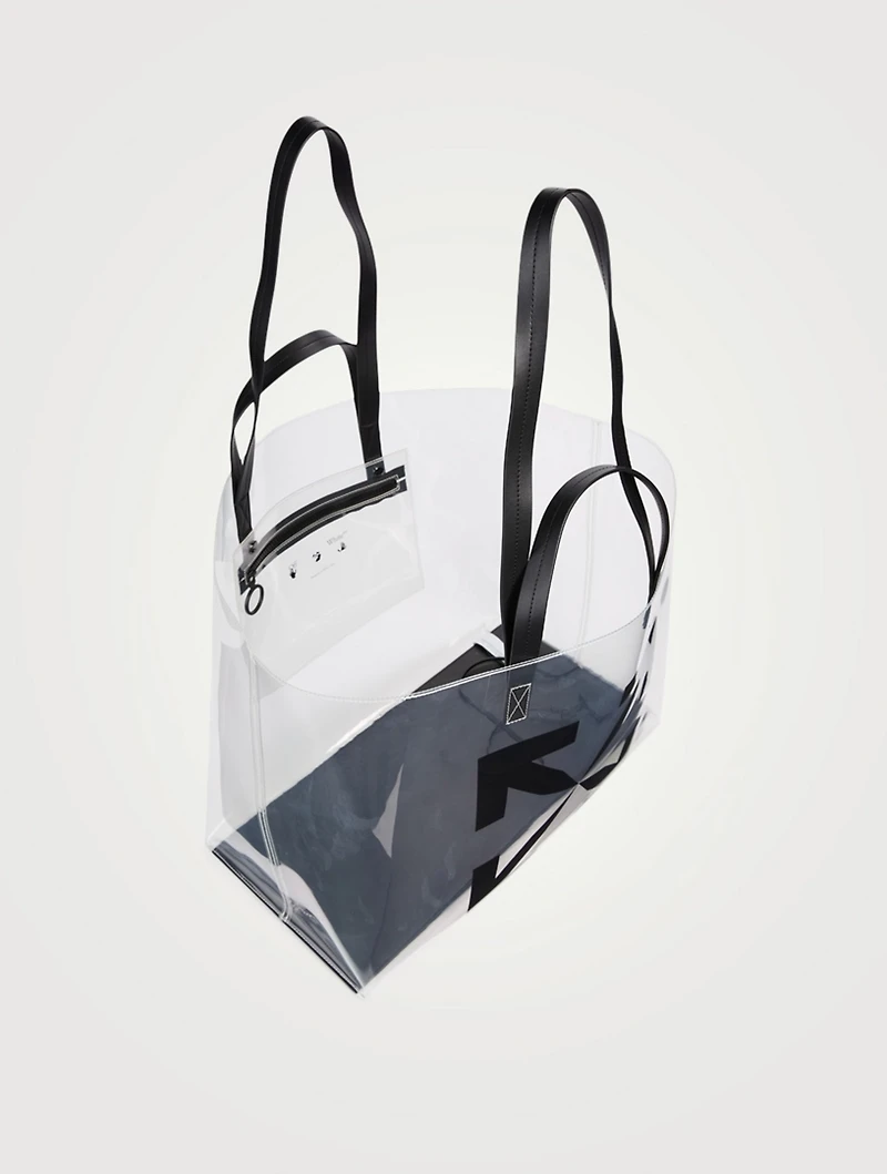 Large Arrow Transparent Tote Bag