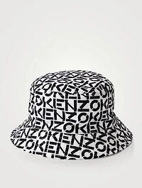 Reversible Monogram Bucket Hat