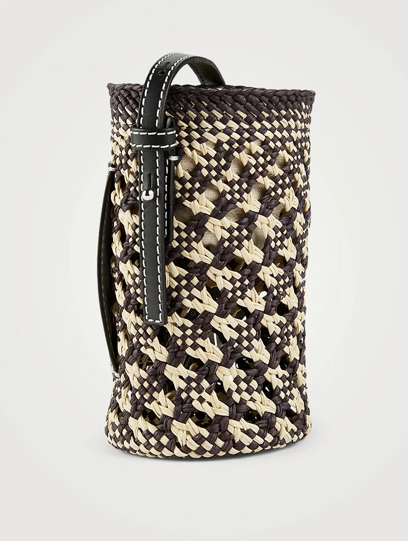Paula's Ibiza Straw Bucket Bag