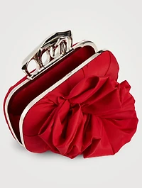 Four-Ring Ruffled Clutch