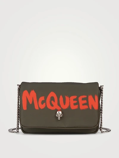 Graffiti Nylon Crossbody Bag