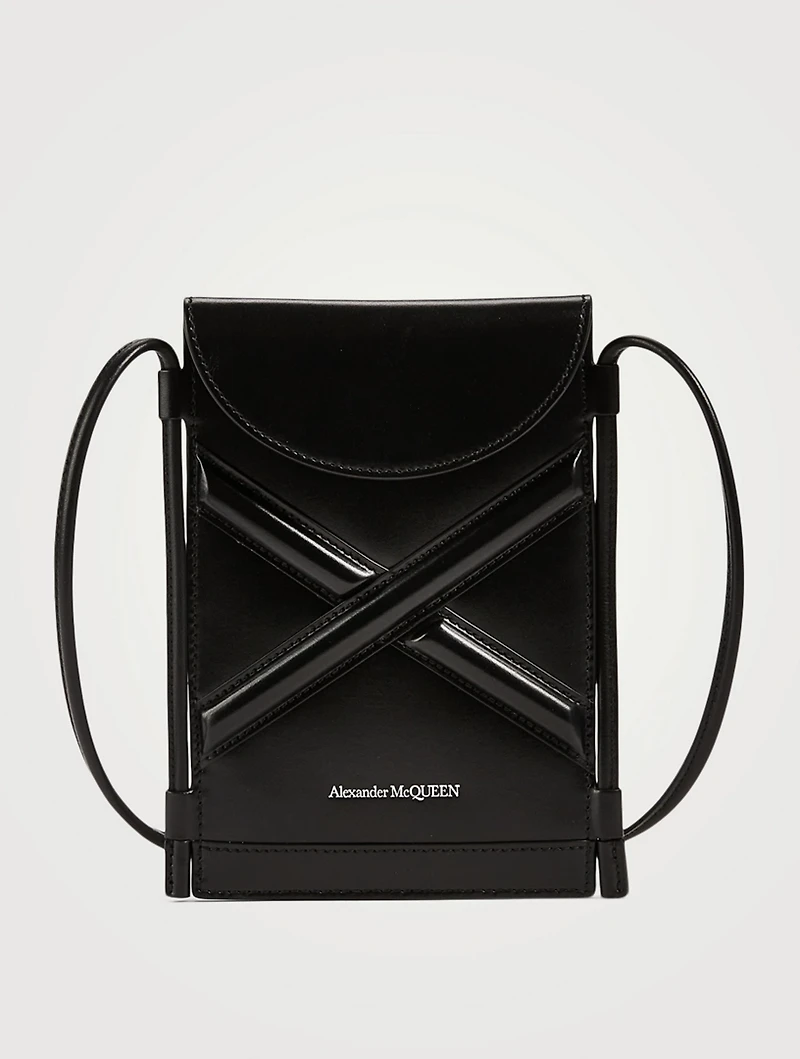 Micro The Curve Leather Crossbody Phone Bag