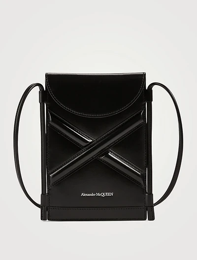 Micro The Curve Leather Crossbody Phone Bag
