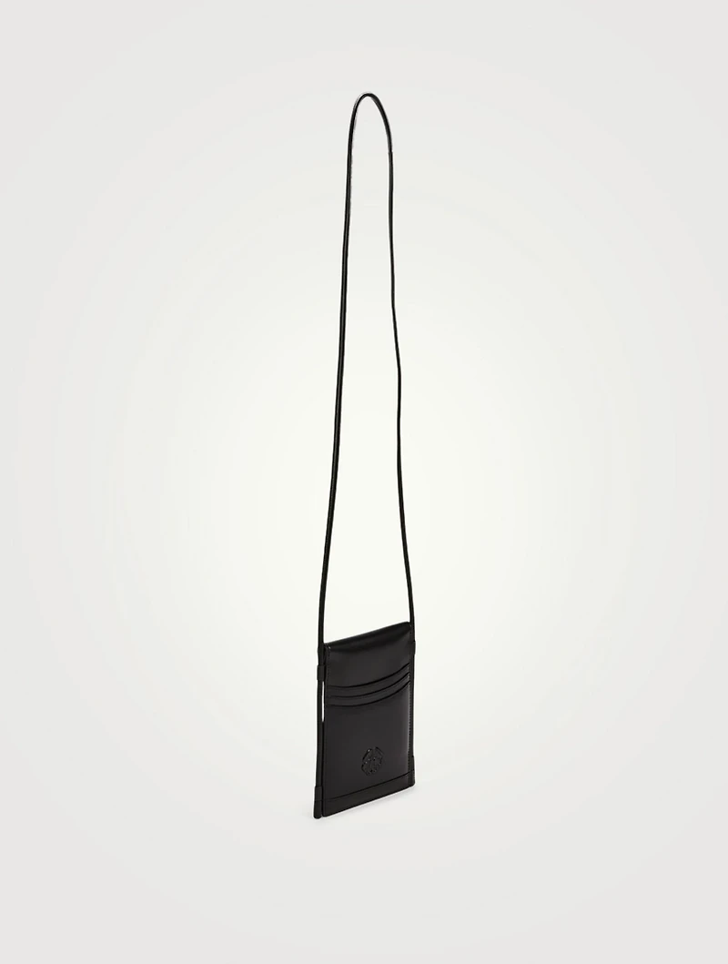 Micro The Curve Leather Crossbody Phone Bag