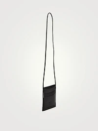 Micro The Curve Leather Crossbody Phone Bag