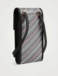 Monogram Coated Canvas Crossbody Phone Holder