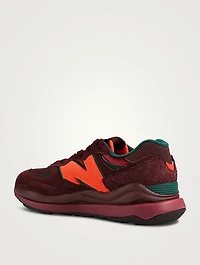 57/40 Suede And Mesh Sneakers