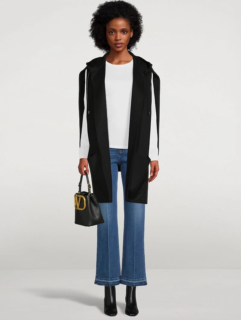 Virgin Wool And Cashmere Cape