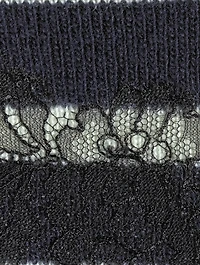 Lace And Virgin Wool Sweater Stripe Print