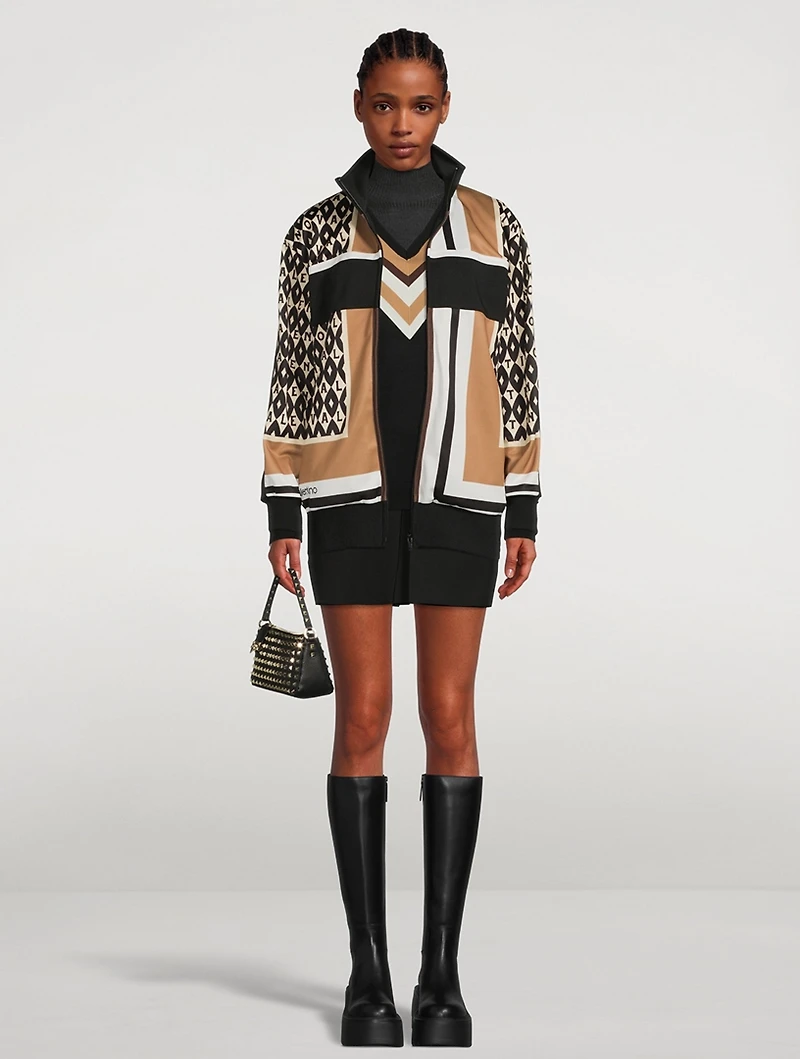 Printed Track Jacket