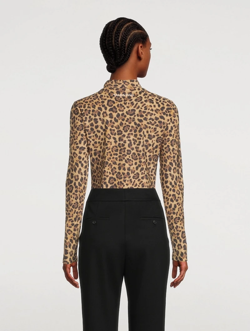 Long-Sleeve T-Shirt Animal Print