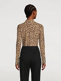 Long-Sleeve T-Shirt Animal Print