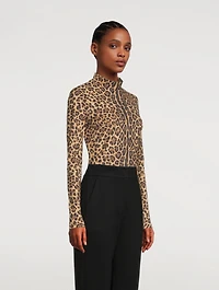 Long-Sleeve T-Shirt Animal Print