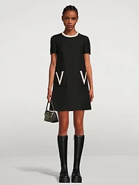 Virgin Wool And Silk Shift Dress