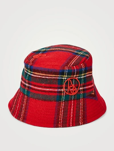 Lampshade Wool-Blend Bucket Hat