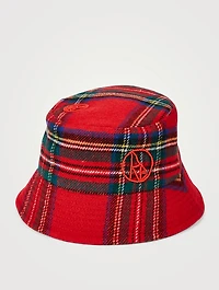 Lampshade Wool-Blend Bucket Hat