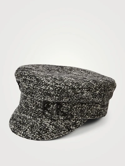 Wool-Blend Baker Boy Cap