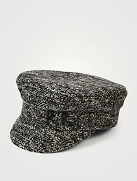 Wool-Blend Baker Boy Cap