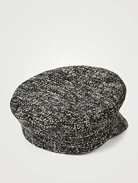 Wool-Blend Baker Boy Cap