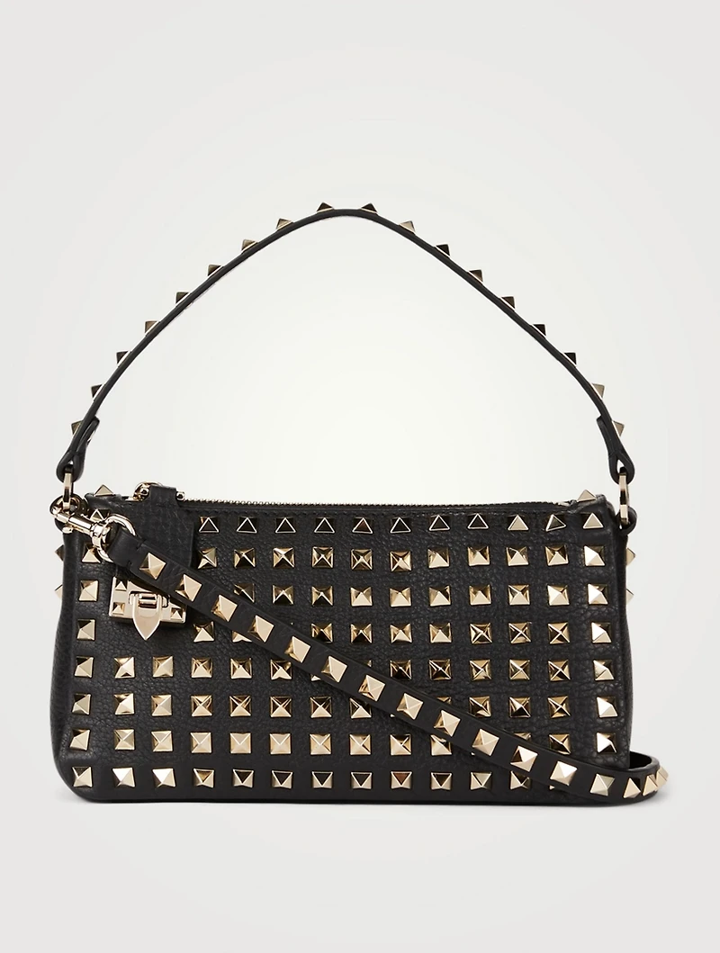 Rockstud Leather Shoulder Bag