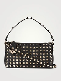Rockstud Leather Shoulder Bag