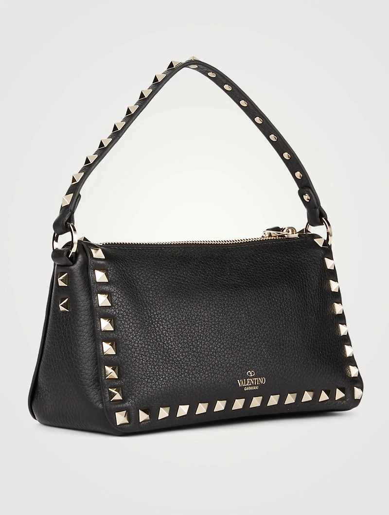 Rockstud Leather Shoulder Bag