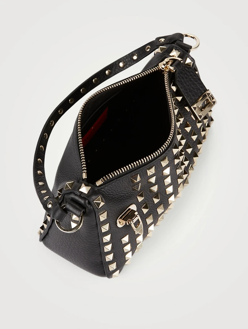 Rockstud Leather Shoulder Bag
