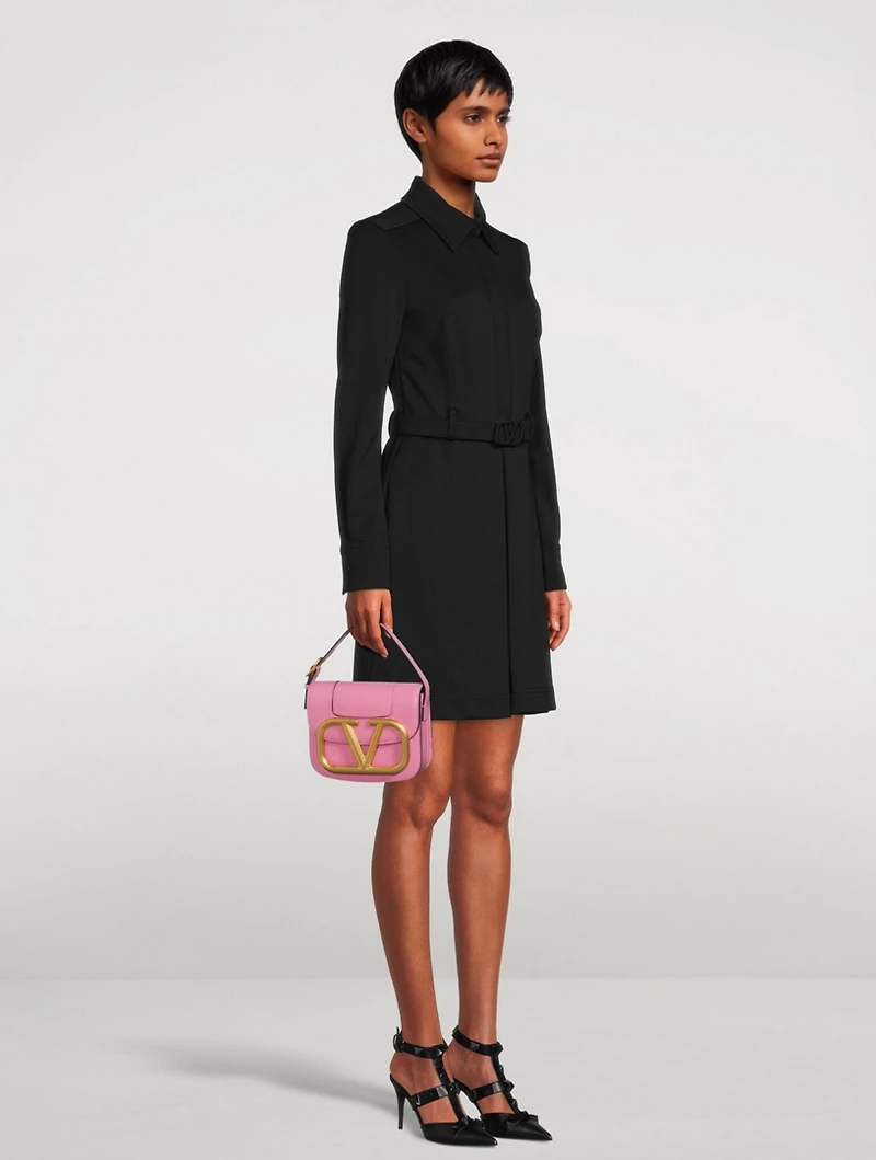 SUPERVEE Leather Crossbody Bag