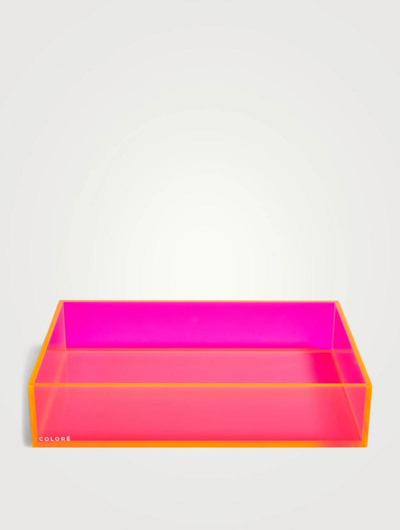 Large Neon Acrylic Tray