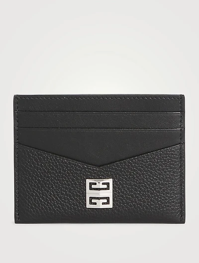 Grained Leather Card Holder
