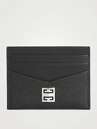 Grained Leather Card Holder
